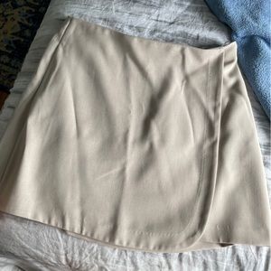 Abercrombie & Fitch Cream Mini Skirt